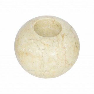 Indomarmer Cream Marble Tea light holder H8 Ø10