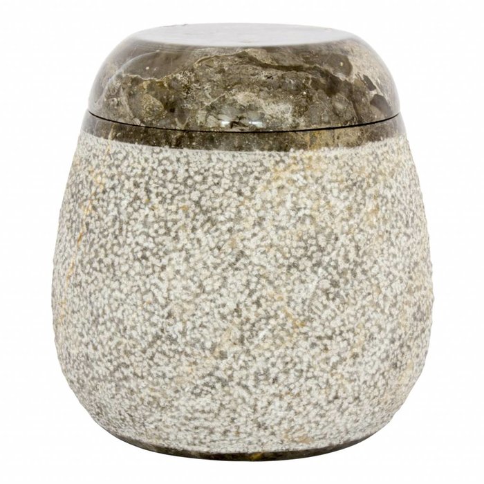 Indomarmer 5-Piece Gray Marble Bath Set Arya