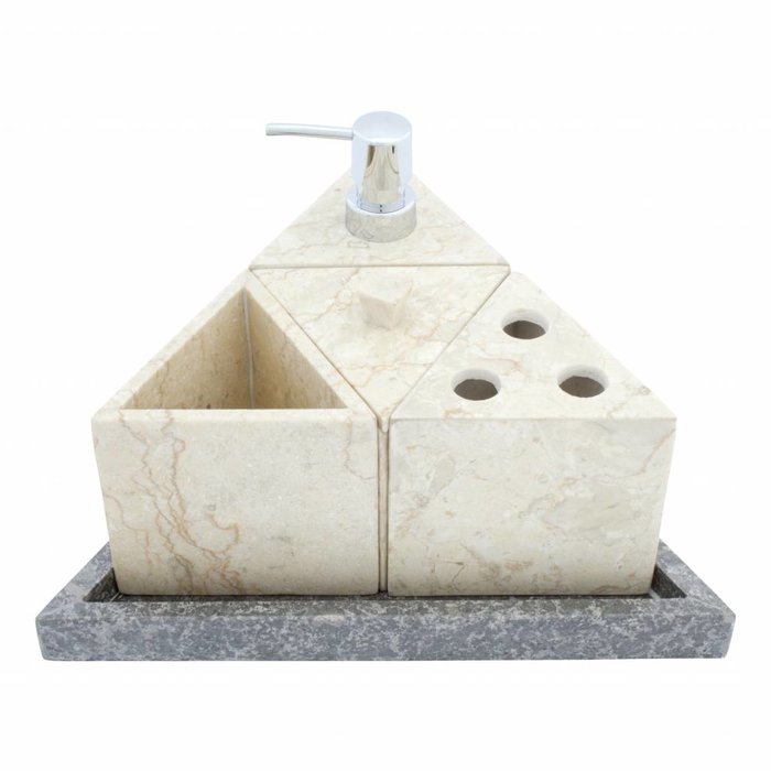 Indomarmer Marble Soap Dispenser Batu