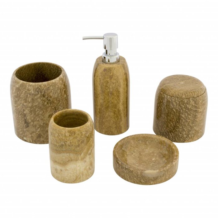 Indomarmer Sunset Onyx Toilettenbürstenhalter Chandra
