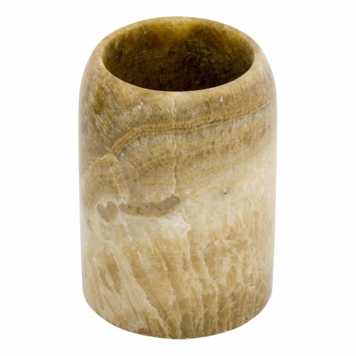 Indomarmer Sunset Onyx Toothbrush Cup Chandra