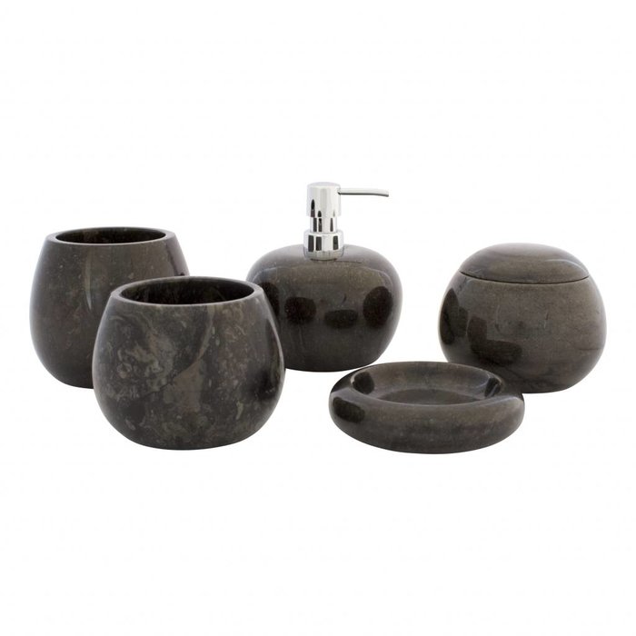 Indomarmer 5-piece Marble Bath Set Satria