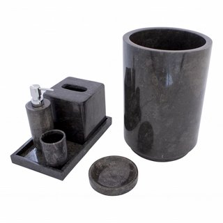 Indomarmer 6-piece Marble bath set Bayu