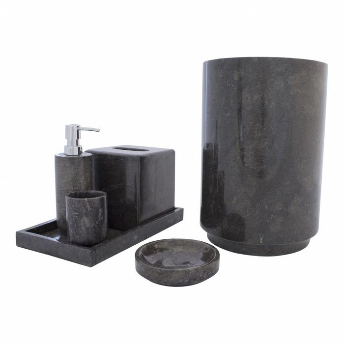 Indomarmer 6-piece Marble bath set Bayu