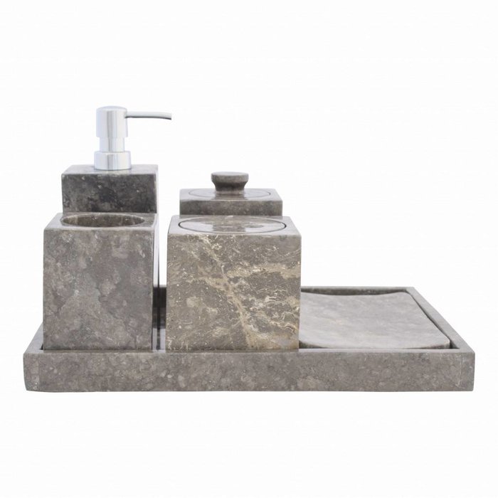 Indomarmer 6-piece Marble bath set Losari