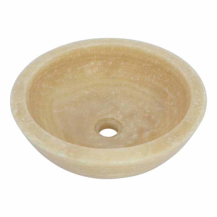 Indomarmer Onyx Waschbecken Ø 40 x H 15 cm