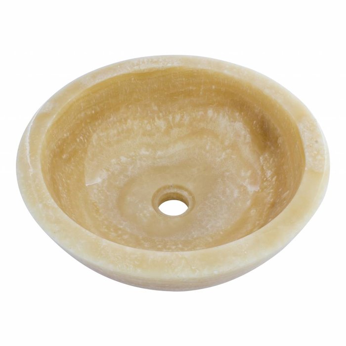 Indomarmer Onyx Waskom Ø 40 x H 15 cm