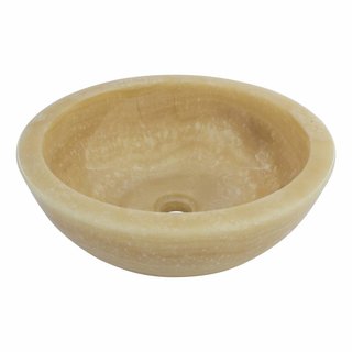 Indomarmer Onyx Waschbecken Ø 40 x H 15 cm