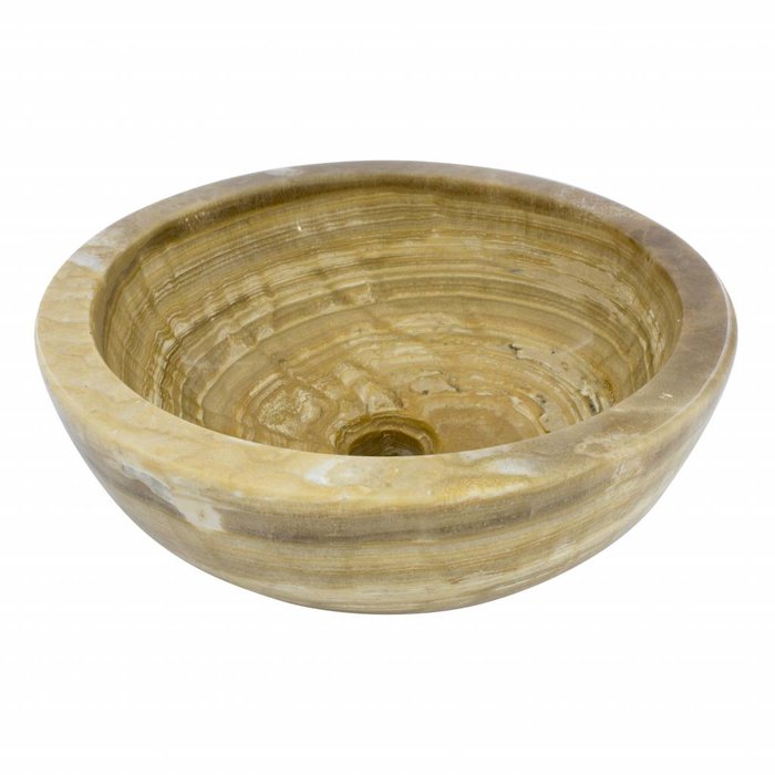 Indomarmer Sunset Onyx Waskom Ø 40 x H 15 cm