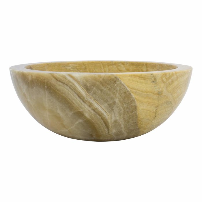 Indomarmer Sunset Onyx Waschbecken Ø 40 x H 15 cm