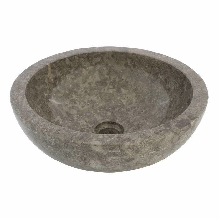 Indomarmer Gray Marble Wash bowl Mangkok Ø 40 x H 15 cm