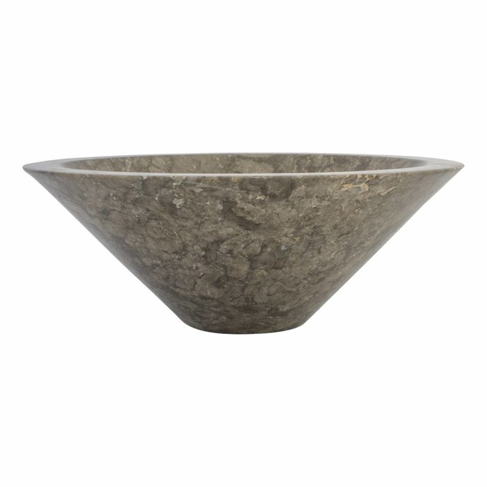 Indomarmer Gray Marble Wash bowl MembraneØ 40 x H 15 cm