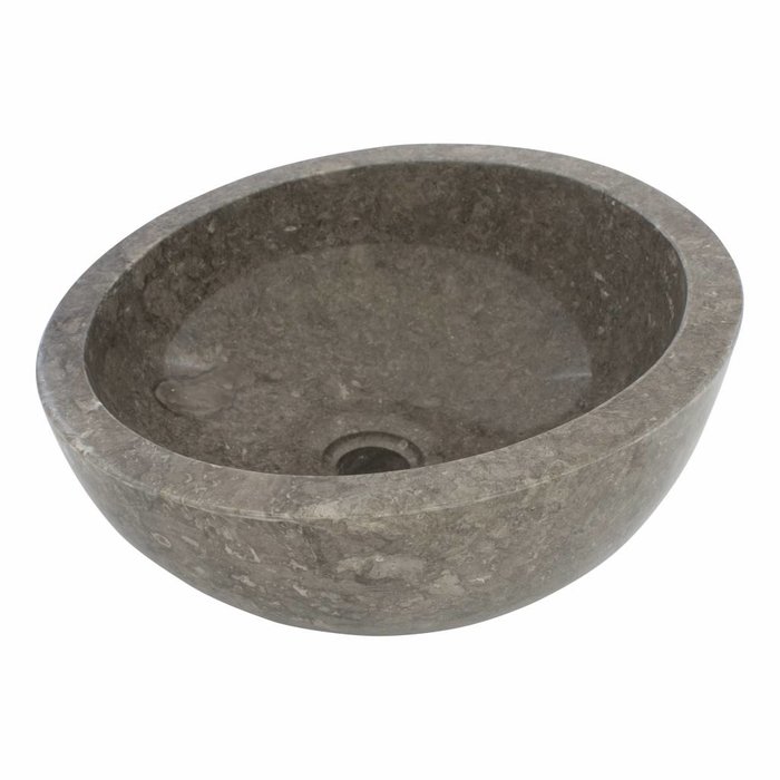 Indomarmer Gray Marble Wash bowl Miring Ø 40 x H 19 cm