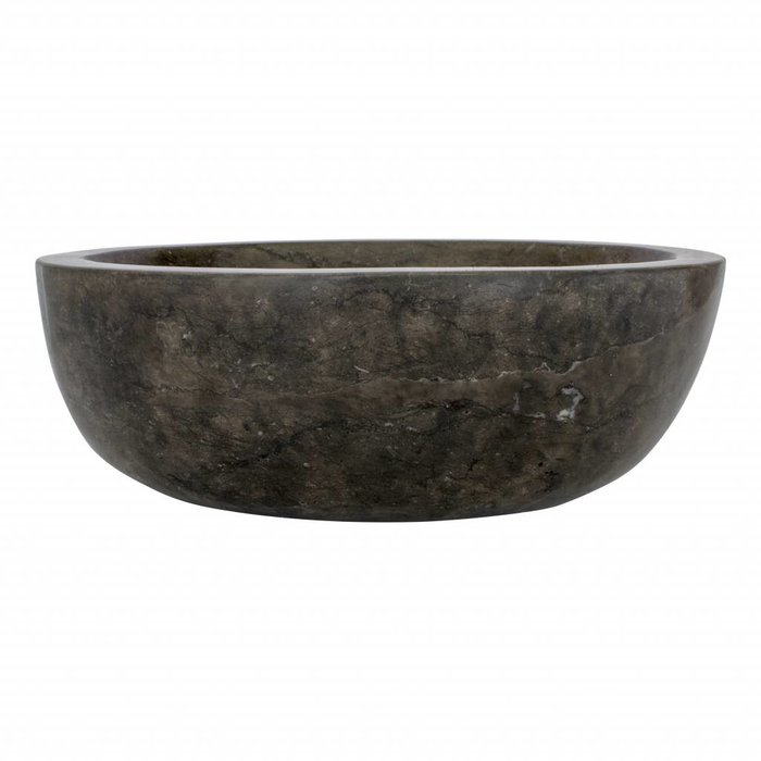 Indomarmer Black Marble Wash bowl Oval 43 x 35 x 15 cm
