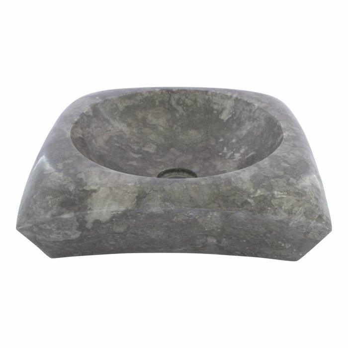 Indomarmer Grauem Marmor Waschbecken Rectangle Cantik 40 x 40 x 12 cm