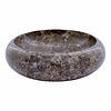 Indomarmer Waskom Donut Grijs Marmer Ø 40 x H 12 cm