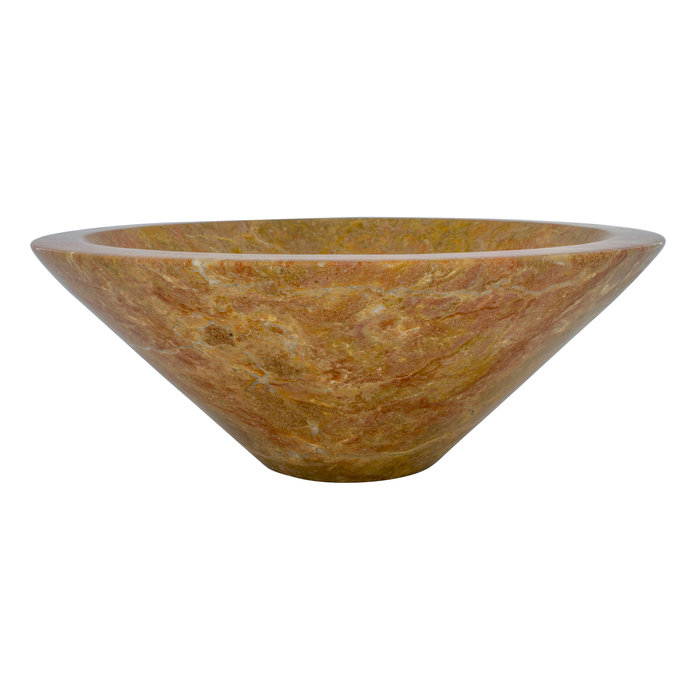 Indomarmer Red Marble Wash bowl MembraneØ 40 x H 15 cm