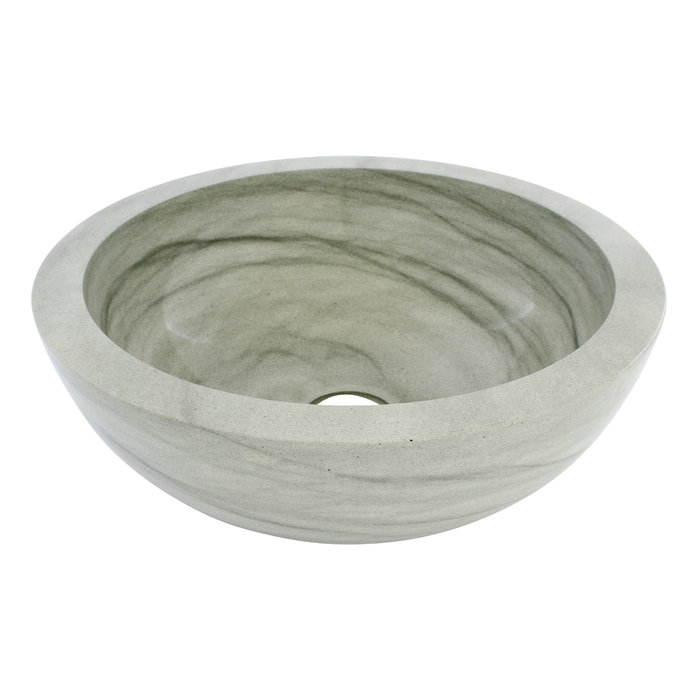 Indomarmer Green Sandstone Wash bowl Ø 40 x H 15 cm