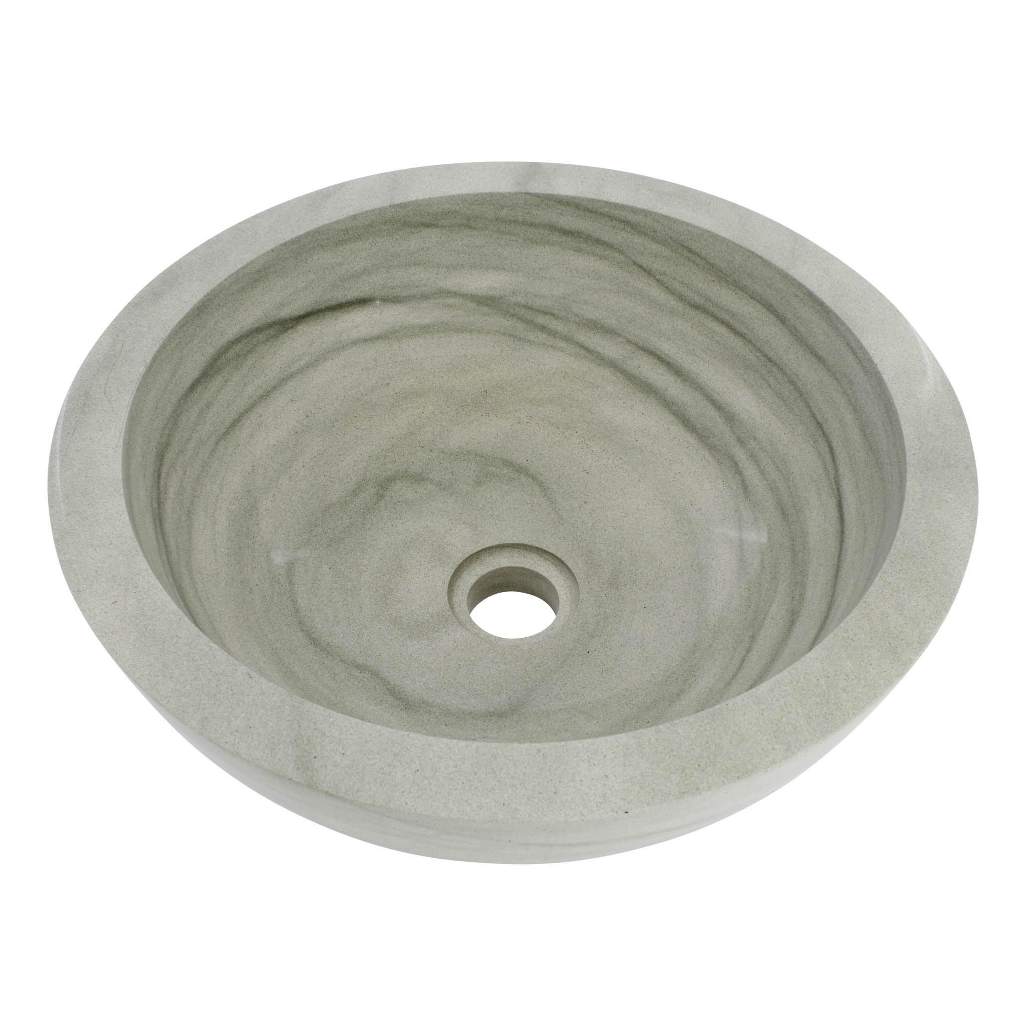 Green Sandstone Wash Bowl O 40 X H 15 Cm Indomarmer