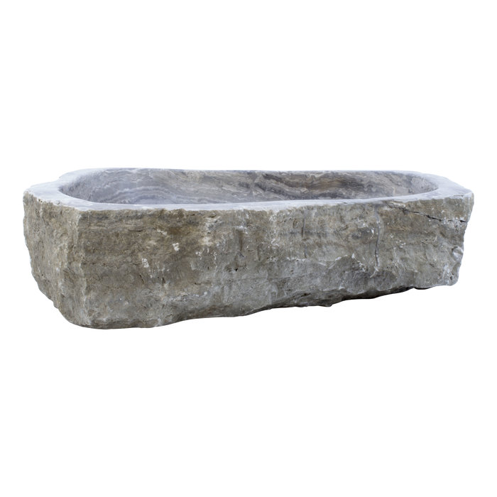 Indomarmer Washbasin of Black Onyx 60x50x15cm