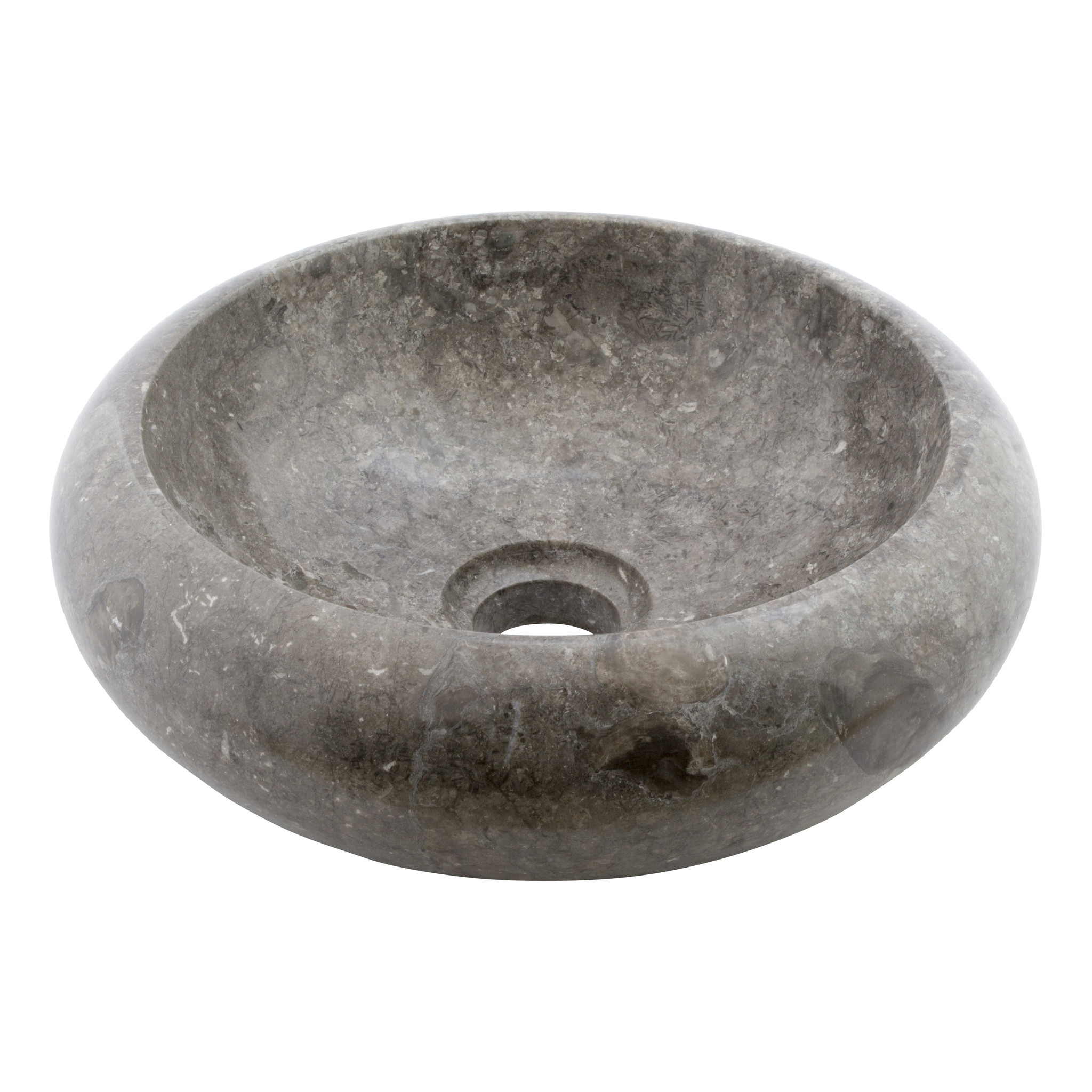 Gray Marble Wash Bowl Donut O 30 X H 10 Cm Indomarmer