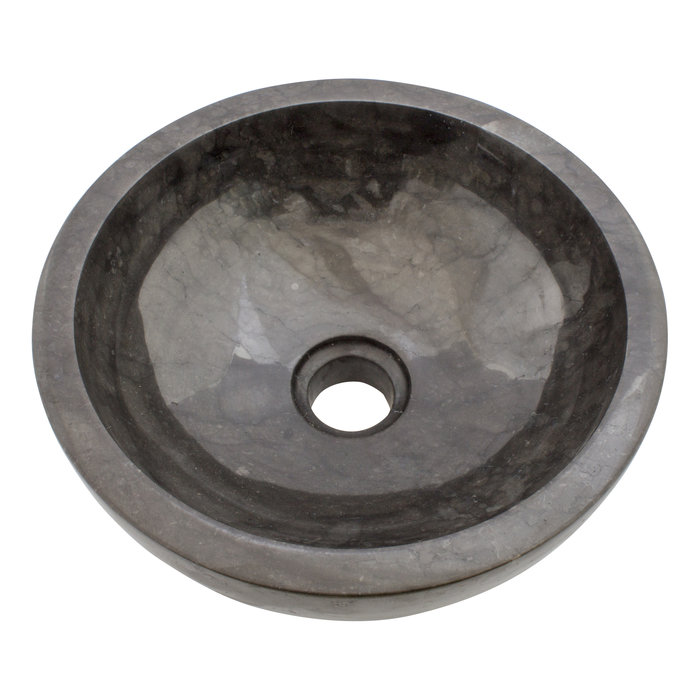 Indomarmer Toiletfontein Zwart Marmer Ø 30 x H 12 cm