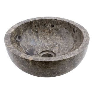Indomarmer Grauem Marmor WC-Becken Ø 30 x H 12 cm