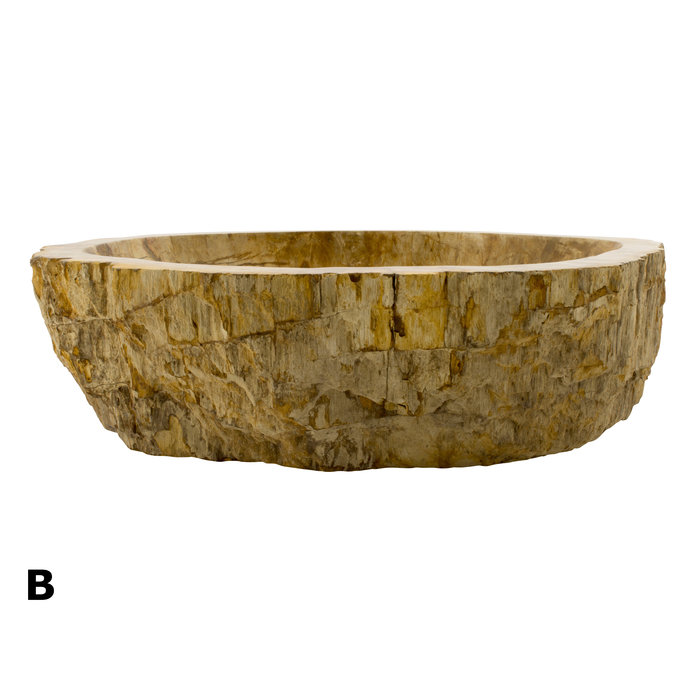 Indomarmer Petrified Wood Washbasin Set