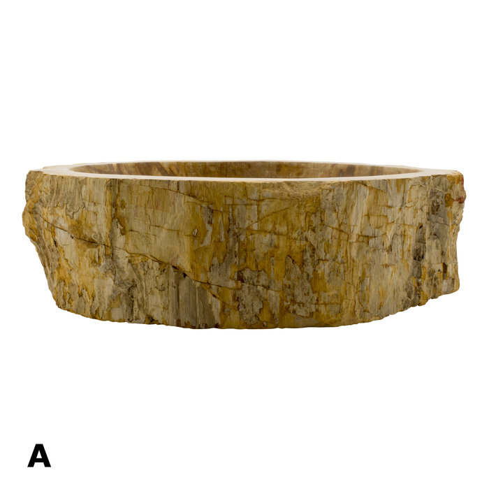Indomarmer Petrified Wood Washbasin Set