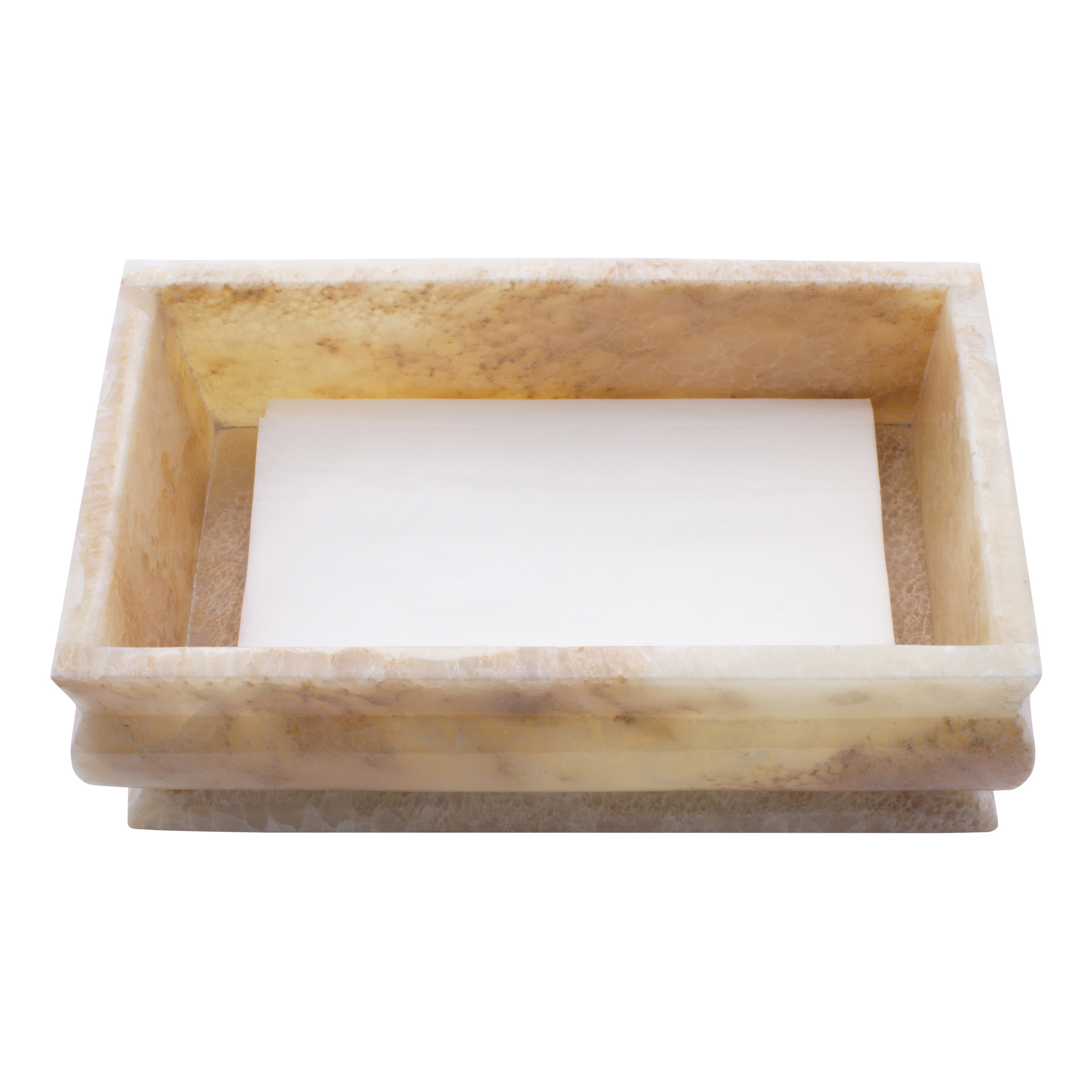 Indomarmer Luxury Tissue Box Onyx