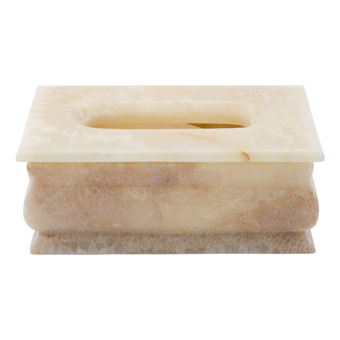 Indomarmer Luxury Tissue Box Onyx