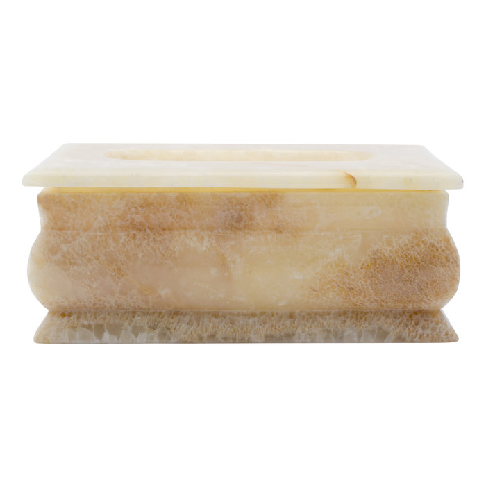 Indomarmer Luxury Tissue Box Onyx