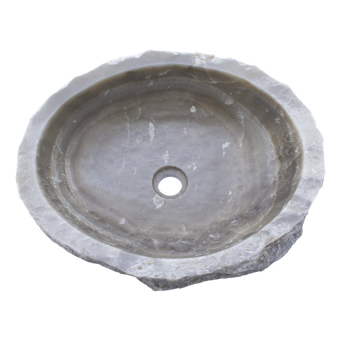 Indomarmer Waskom van Zwart Onyx 50x42x15cm