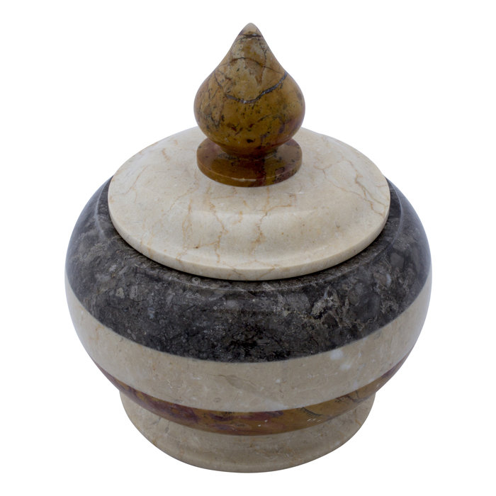 Indomarmer Canister H13cm H22cm Ø 18cm