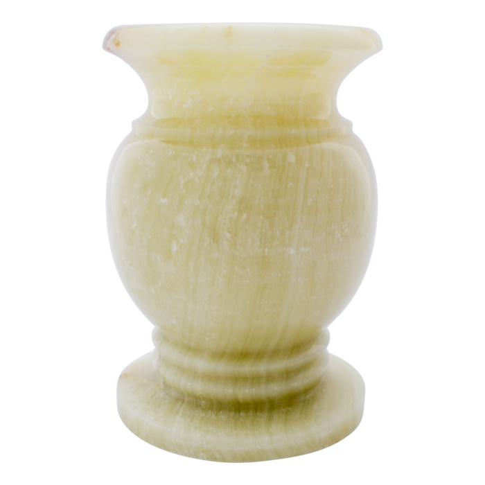 Indomarmer Satz Onyx Vasen Ø 20 x h 30