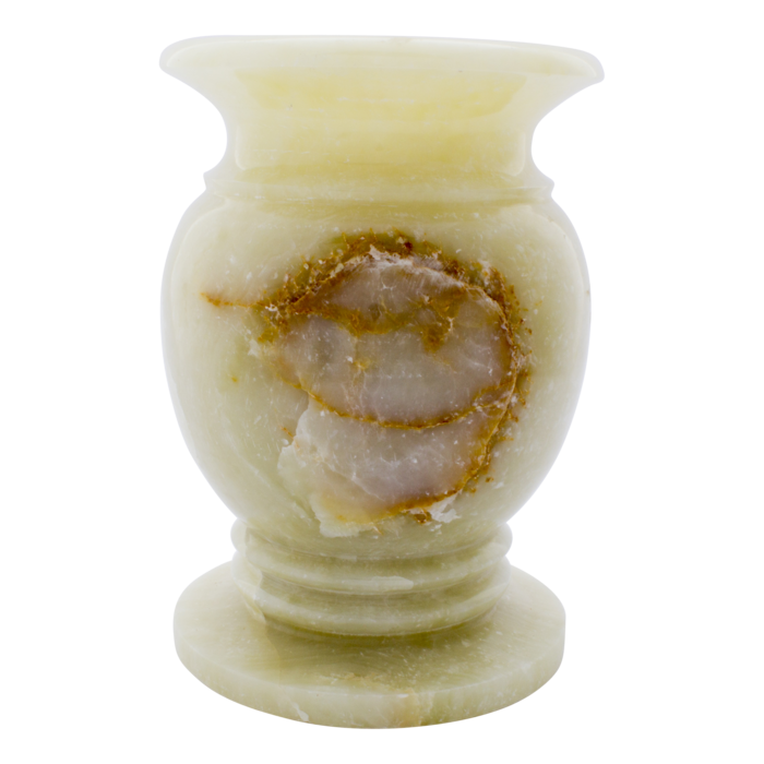 Indomarmer Satz Onyx Vasen Ø 20 x h 30