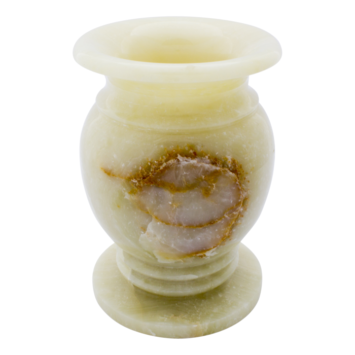 Indomarmer Satz Onyx Vasen Ø 20 x h 30