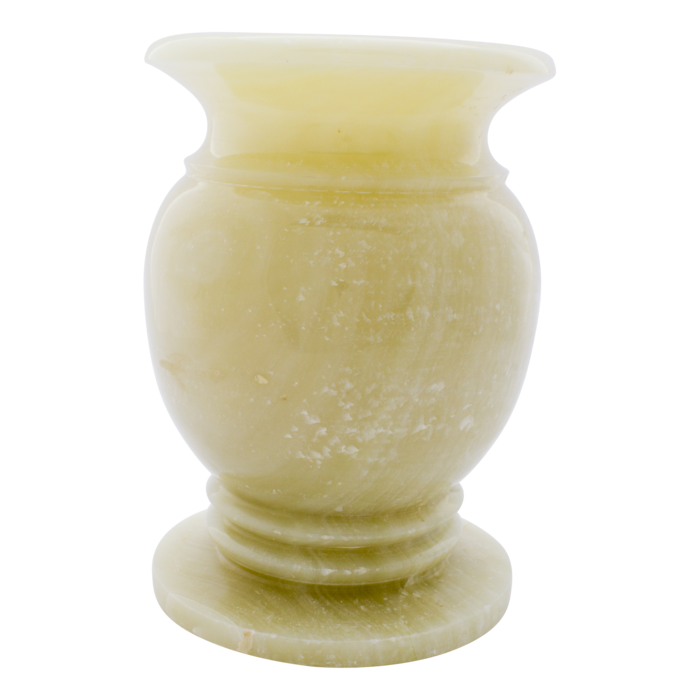 Indomarmer Satz Onyx Vasen Ø 20 x h 30