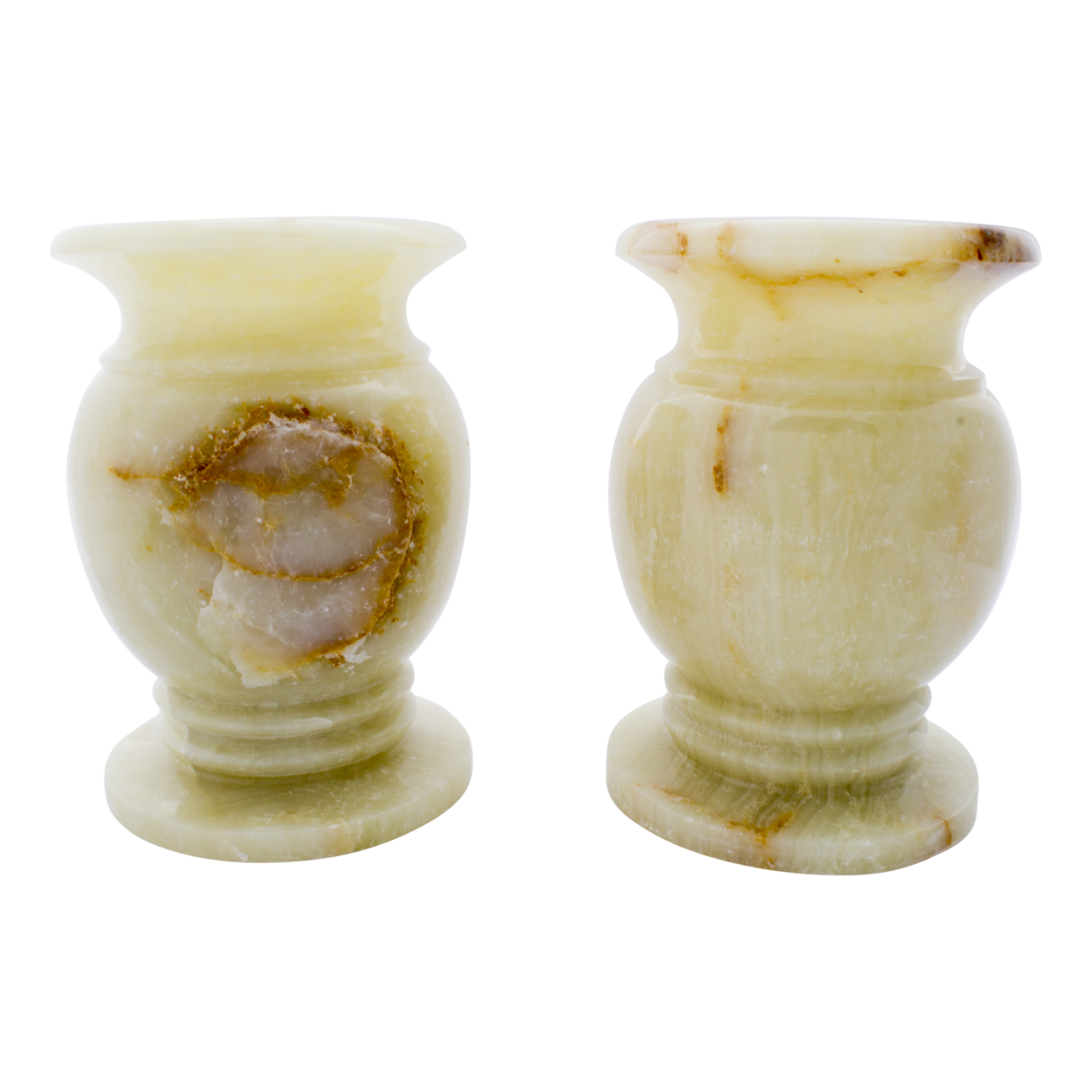 Indomarmer Set Vases of Onyx Ø 20 x h 30