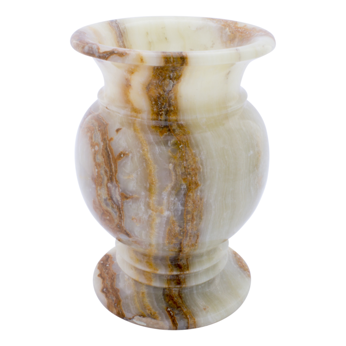 Indomarmer Satz Onyx Vasen Ø 20 x h 30