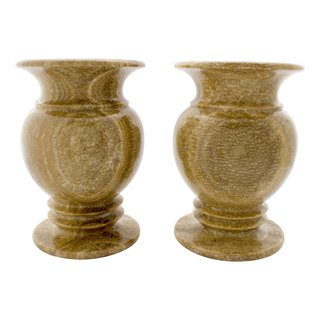 Indomarmer Set Vases of Onyx Ø 20 x h 30