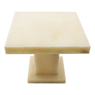 Indomarmer Onyx Bijzettafel Vierkant 50x50x40 cm