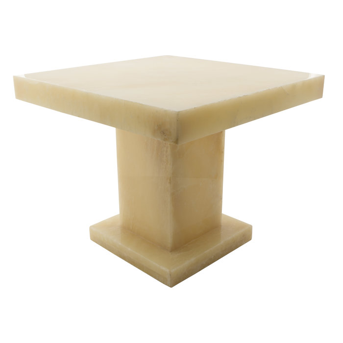 Indomarmer Onyx Side table Square 50x50x40 cm