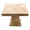 Indomarmer Side table Square 50x50x40 cm Red Marble