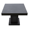 Indomarmer Side table Square 50x50x40 cm Black Marble