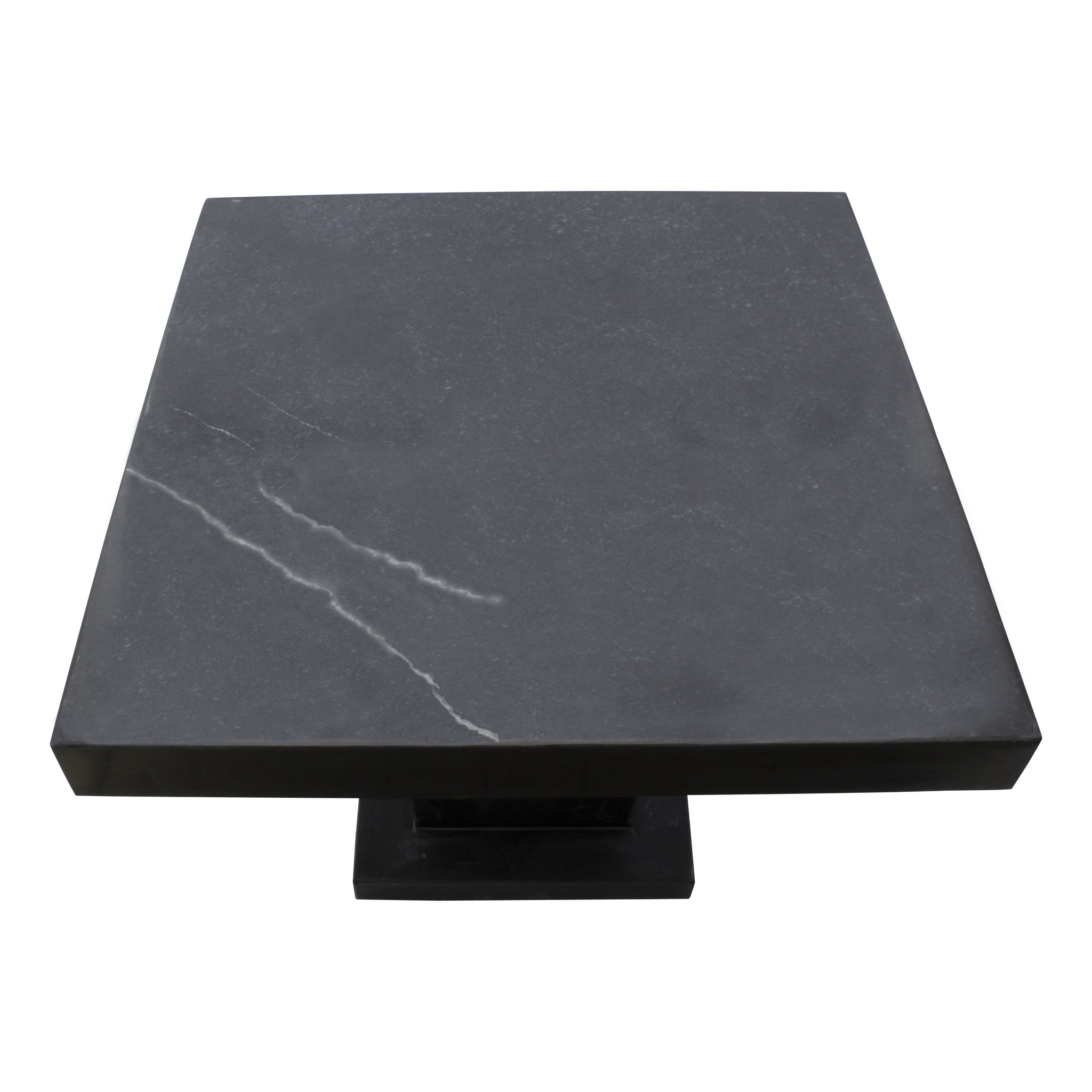 Indomarmer Side table Square 50x50x40 cm Black Marble
