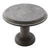 Bijzettafel Rond Ø50xH40 cm Grijs Marmer