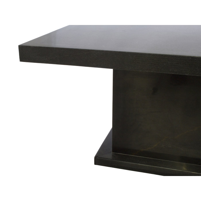 Indomarmer Salontafel Rechthoek 110x70x45 cm Zwart Marmer