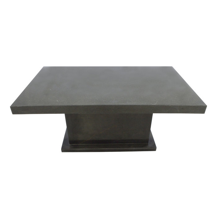 Indomarmer Couchtisch Rechteck 110x70x45 cm Schwarz Marmor