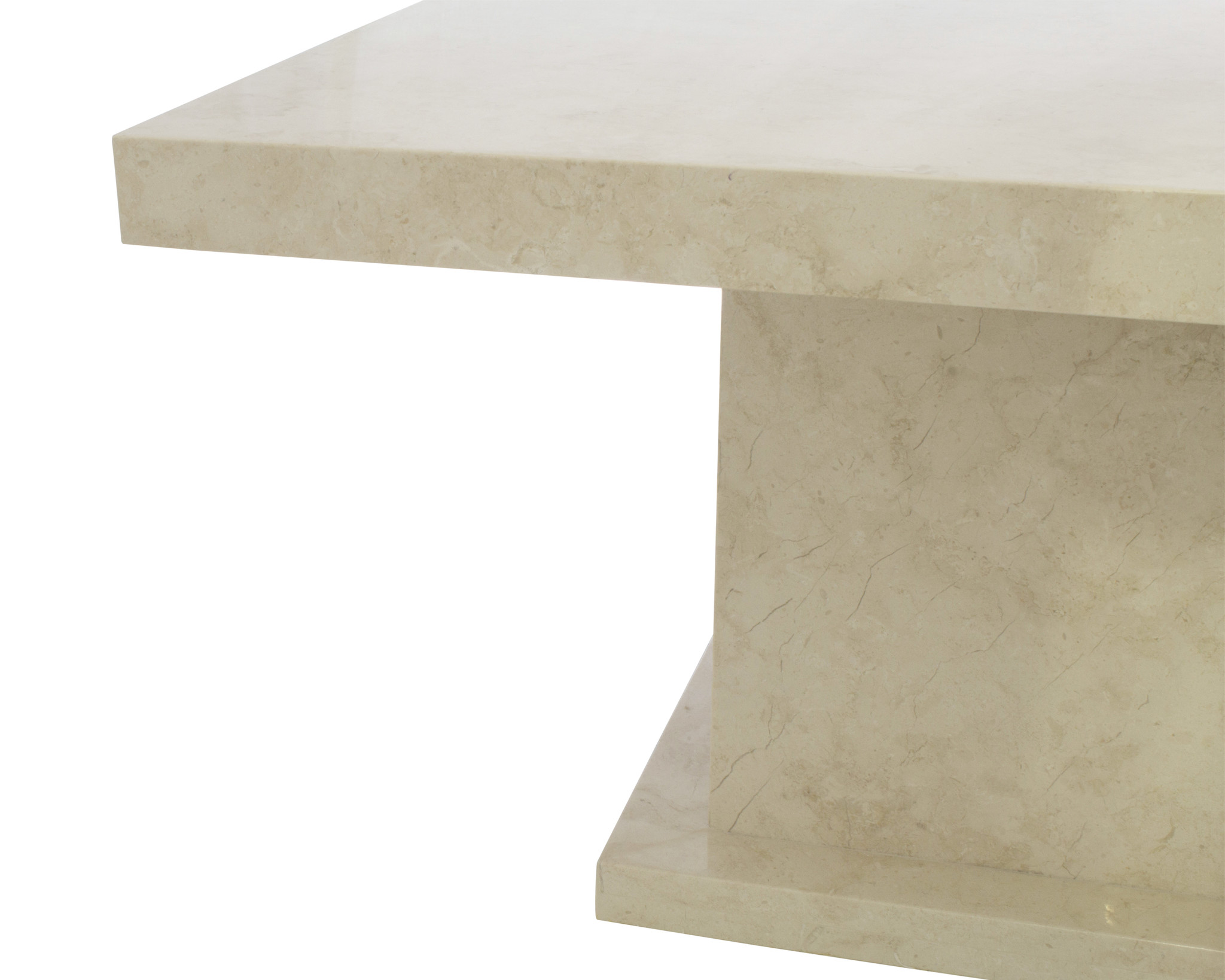 Indomarmer Marmeren salontafel 110x70x45 cm rechthoek crème